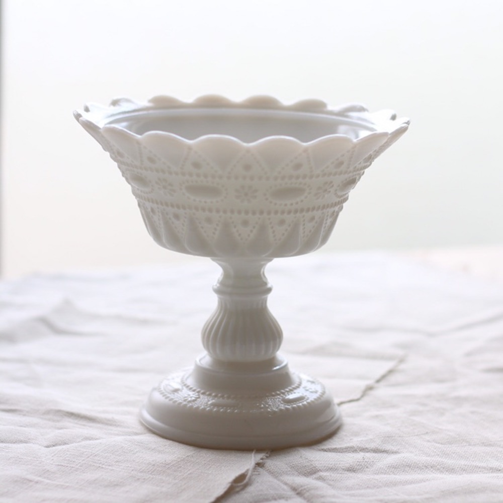 Vintage Milk Glass Serving/Display Piece